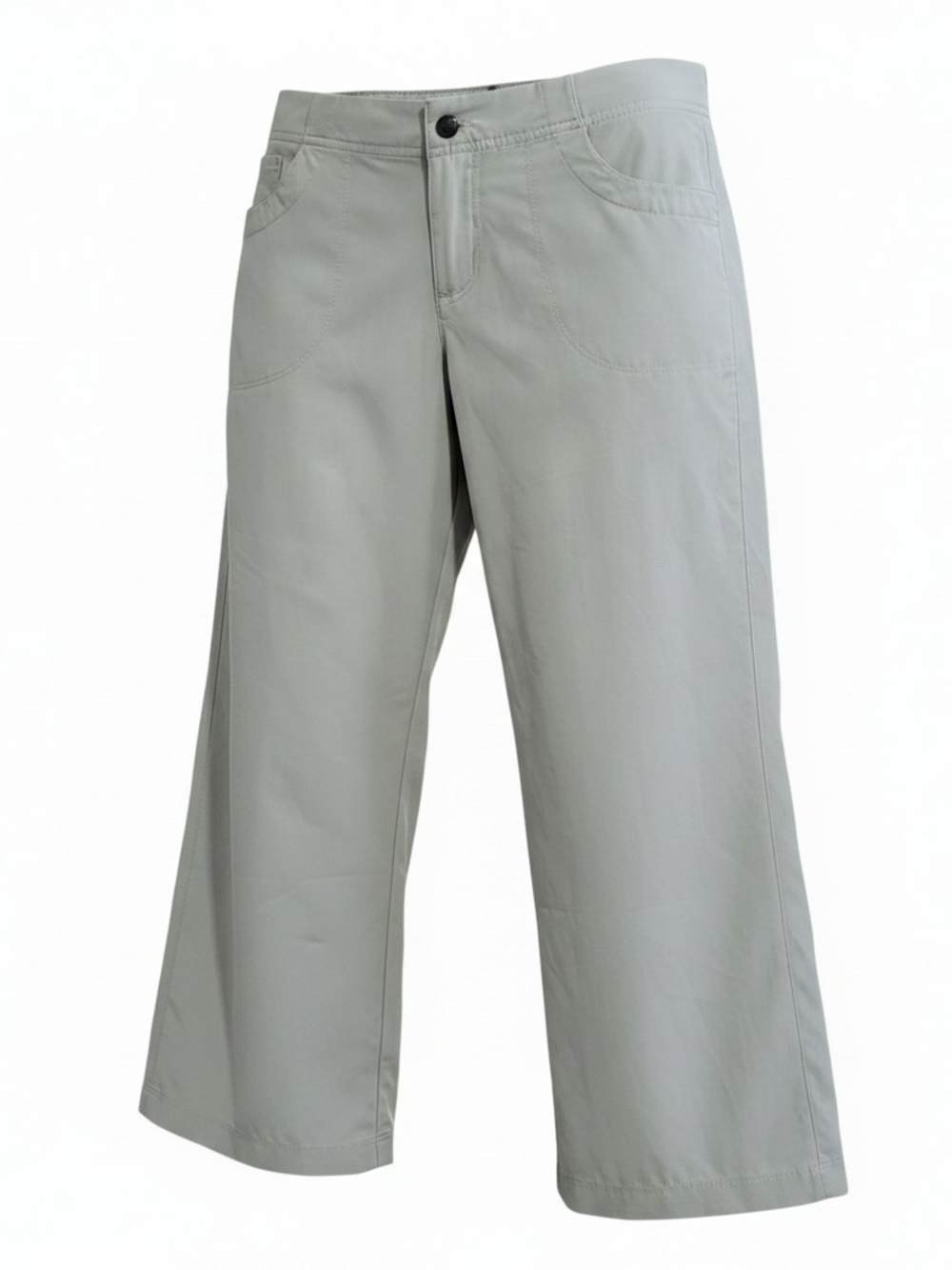 Patagonia Women's Happy Hike Cropped Wide-Leg Pants - Tan Size 10